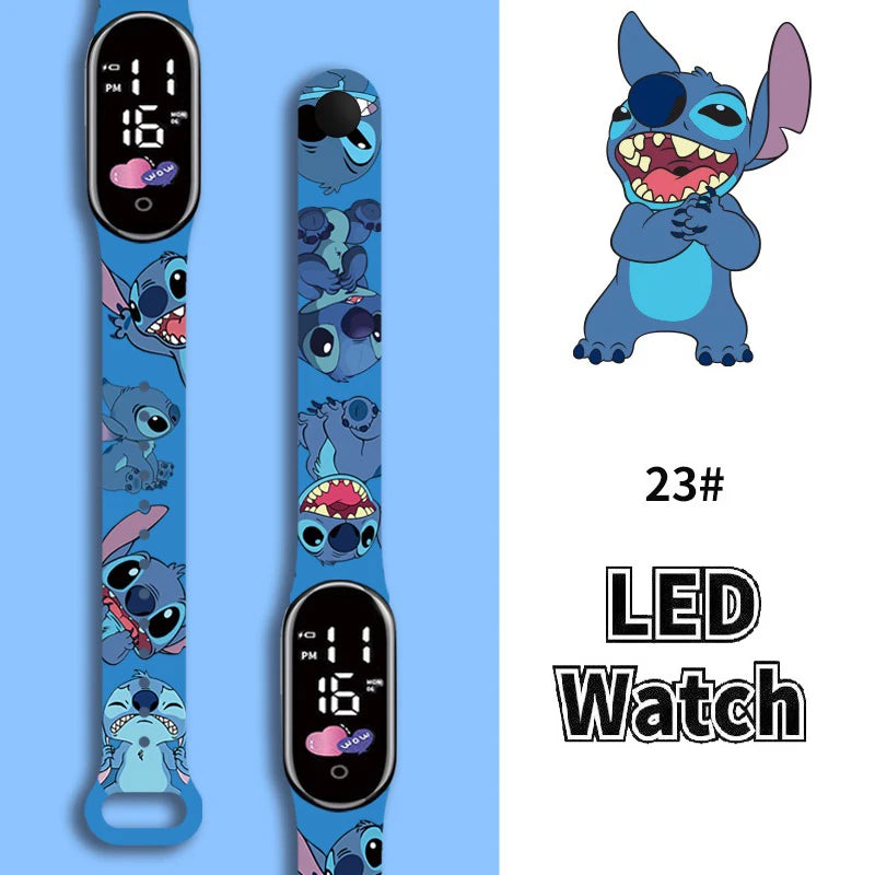 Relógio Infantil Stitch à prova d'água