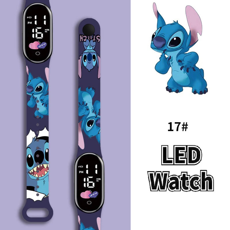 Relógio Infantil Stitch à prova d'água