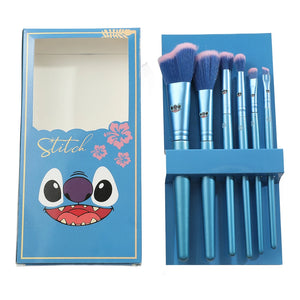 Kit Pincéis Maquiagem Stitch - 6 peças